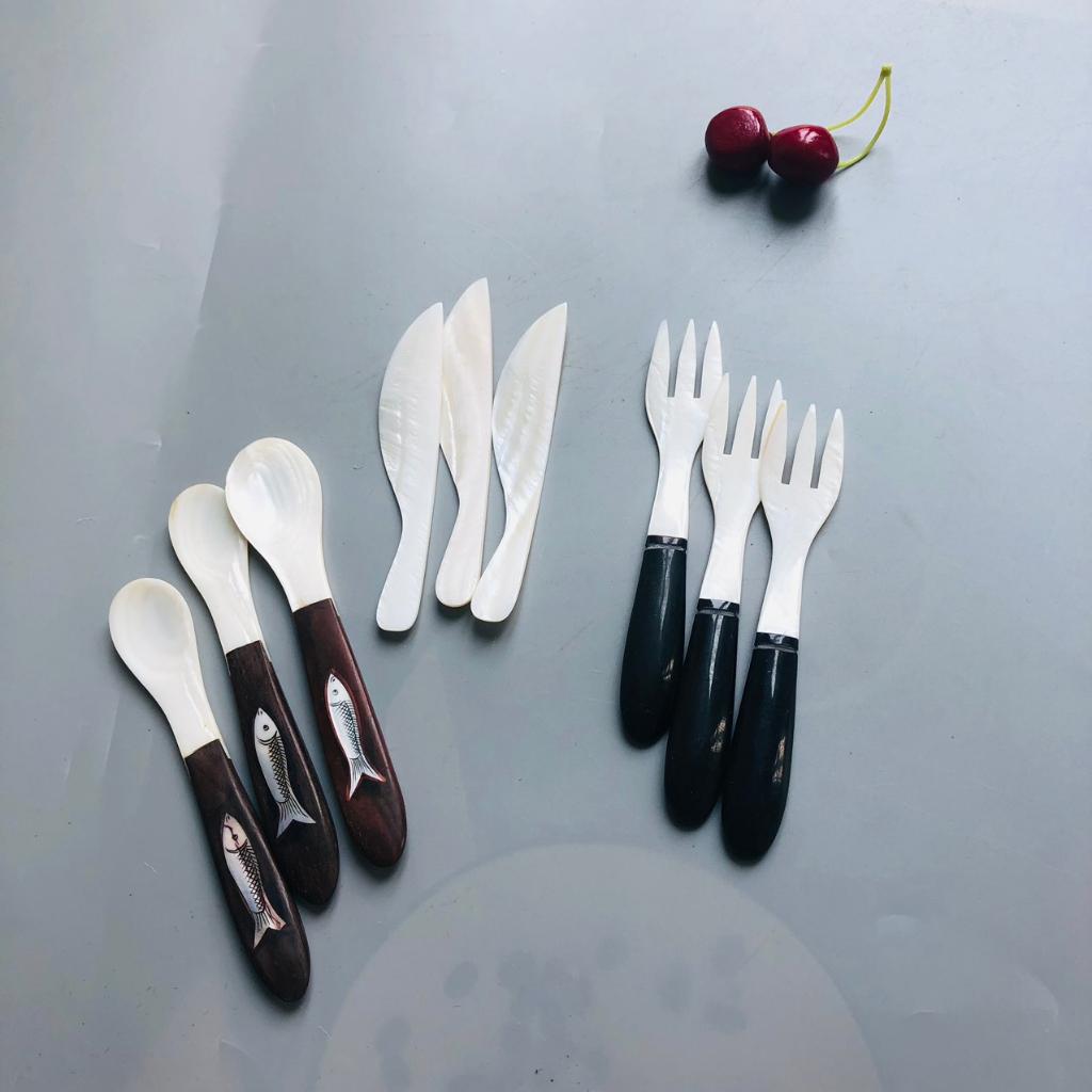 Dĩa Trai Ăn Trái Cây 15x3 cm,Nĩa Ăn Bánh Gato, Phong Cách Cổ Điển Vintage, Chụp Ảnh Decor Xinh Xắn