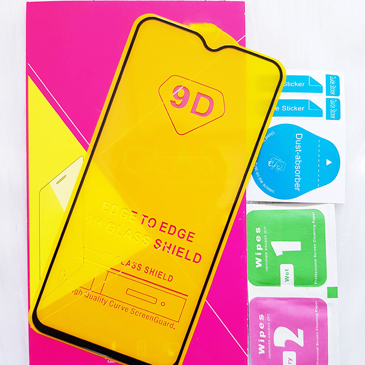 Kính Cường lực 9D Dành Cho OPPO REALME 3 Full Keo Màn Hình - Màu Đen