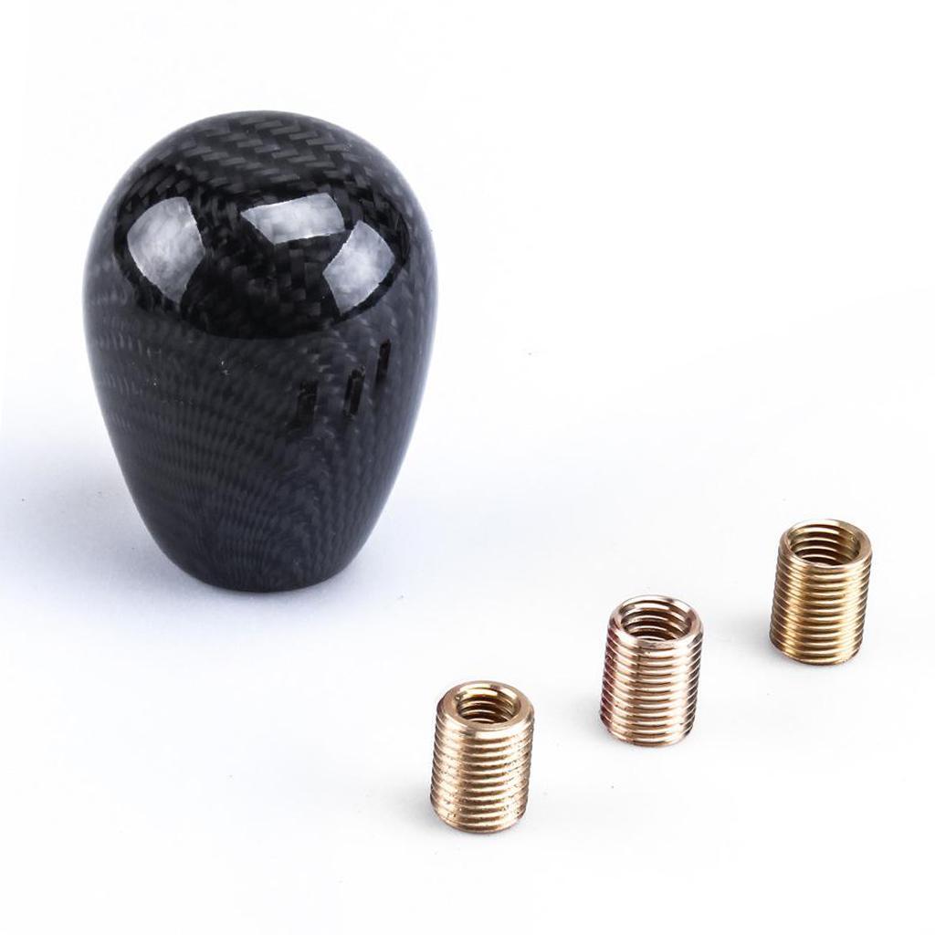 Car Manual Round Gear  Knob Ball Head Stick Shifter Black
