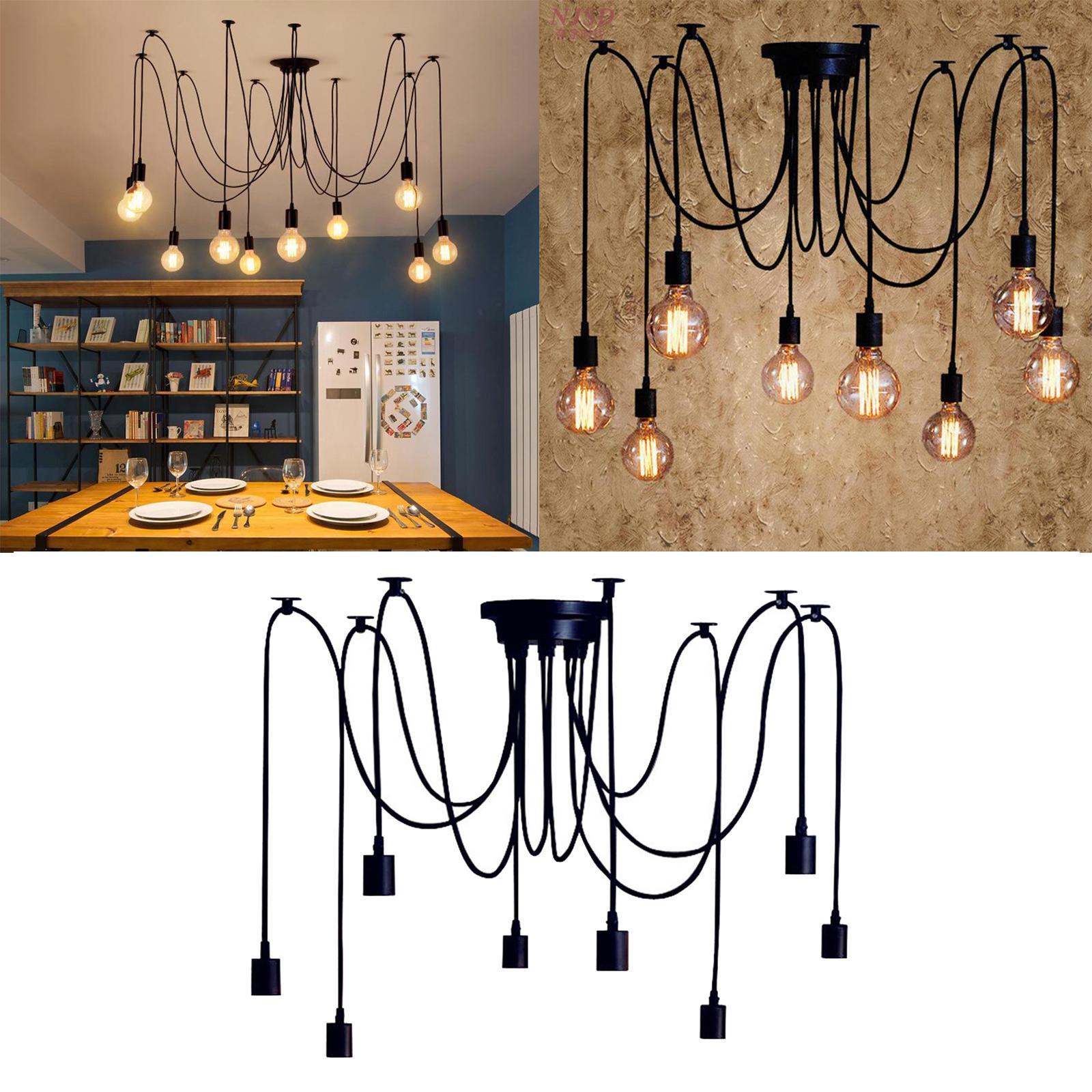 DIY Ceiling  Rustic Chandelier Industrial Hanging Light