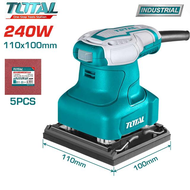 MÁY CHÀ NHÁM VUÔNG 240W TOTAL TF2241108 - HÀNG CHÍNH HÃNG