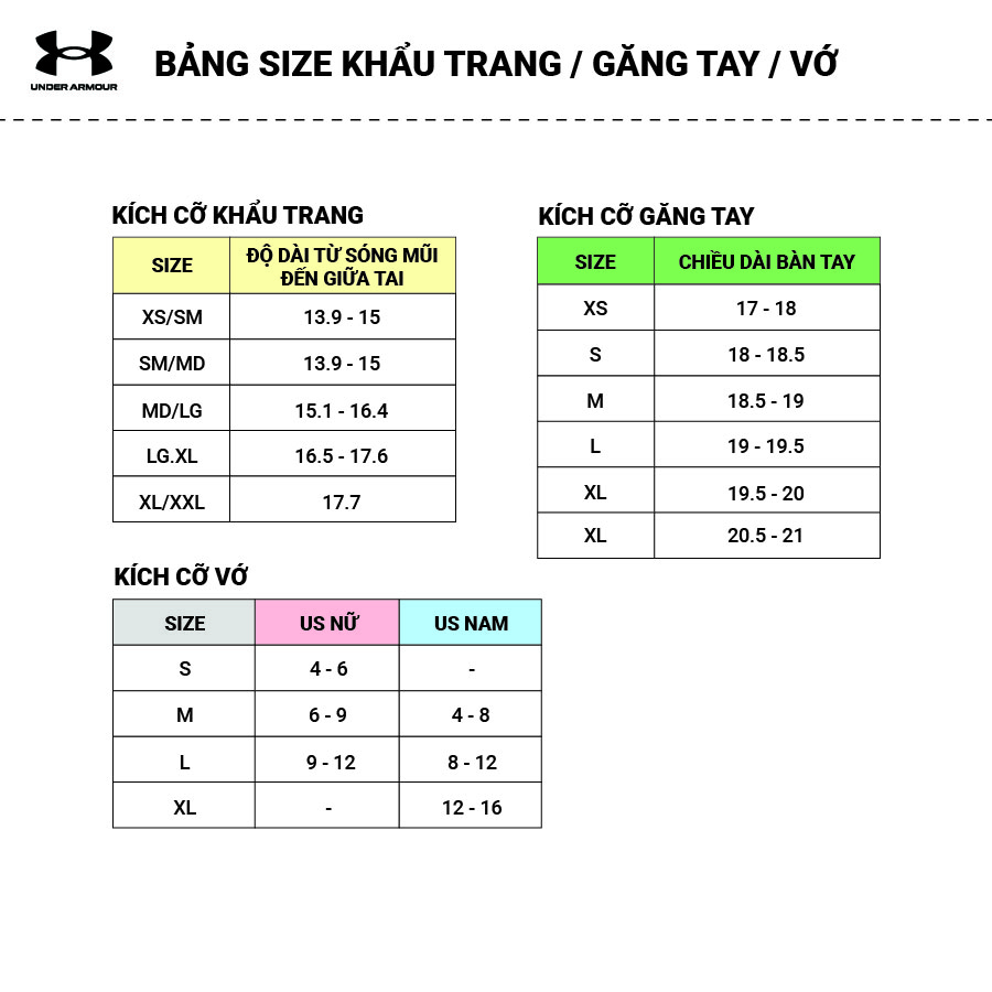 Khẩu trang thể thao unisex Under Armour Sportsmask Featherweight - 1372228-001