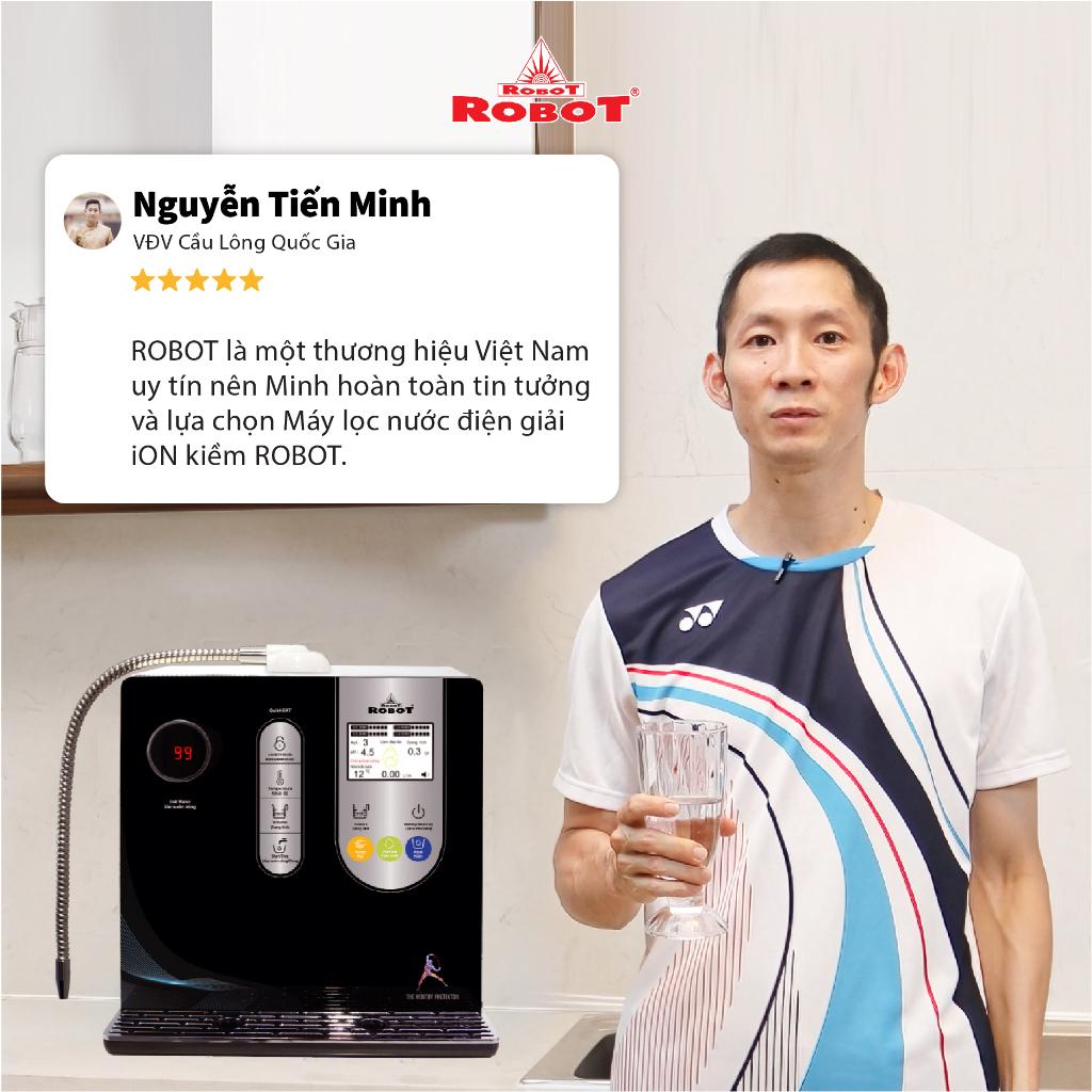 Máy Lọc Nước Điện Giải Ion Kiềm ROBOT iONKing 711 Chế Độ Nóng Nguội Lạnh - Hàng Chính Hãng