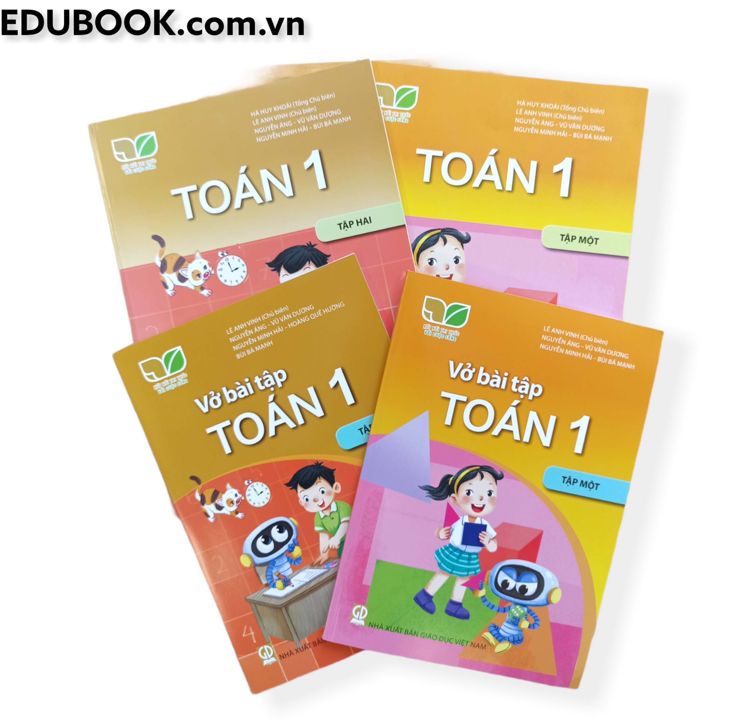 Combo 4 cuốn sách Toán lớp 1