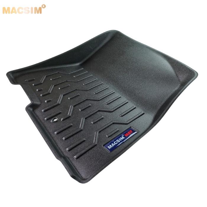 Thảm lót sàn xe ô tô Kia Carnival Nhãn hiệu Macsim chất liệu nhựa TPV cao cấp màu đen 7 chỗ