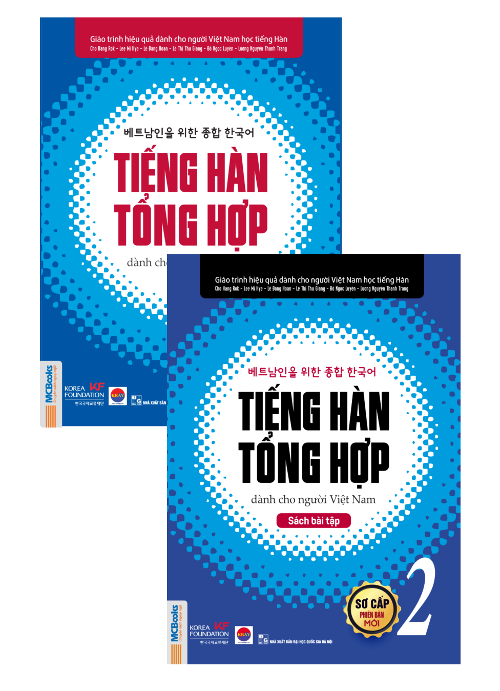 Combo Tiếng Hàn Tổng Hợp Sơ Cấp 2 Dành Cho Người Việt Nam Bản In Màu - Học Kèm App