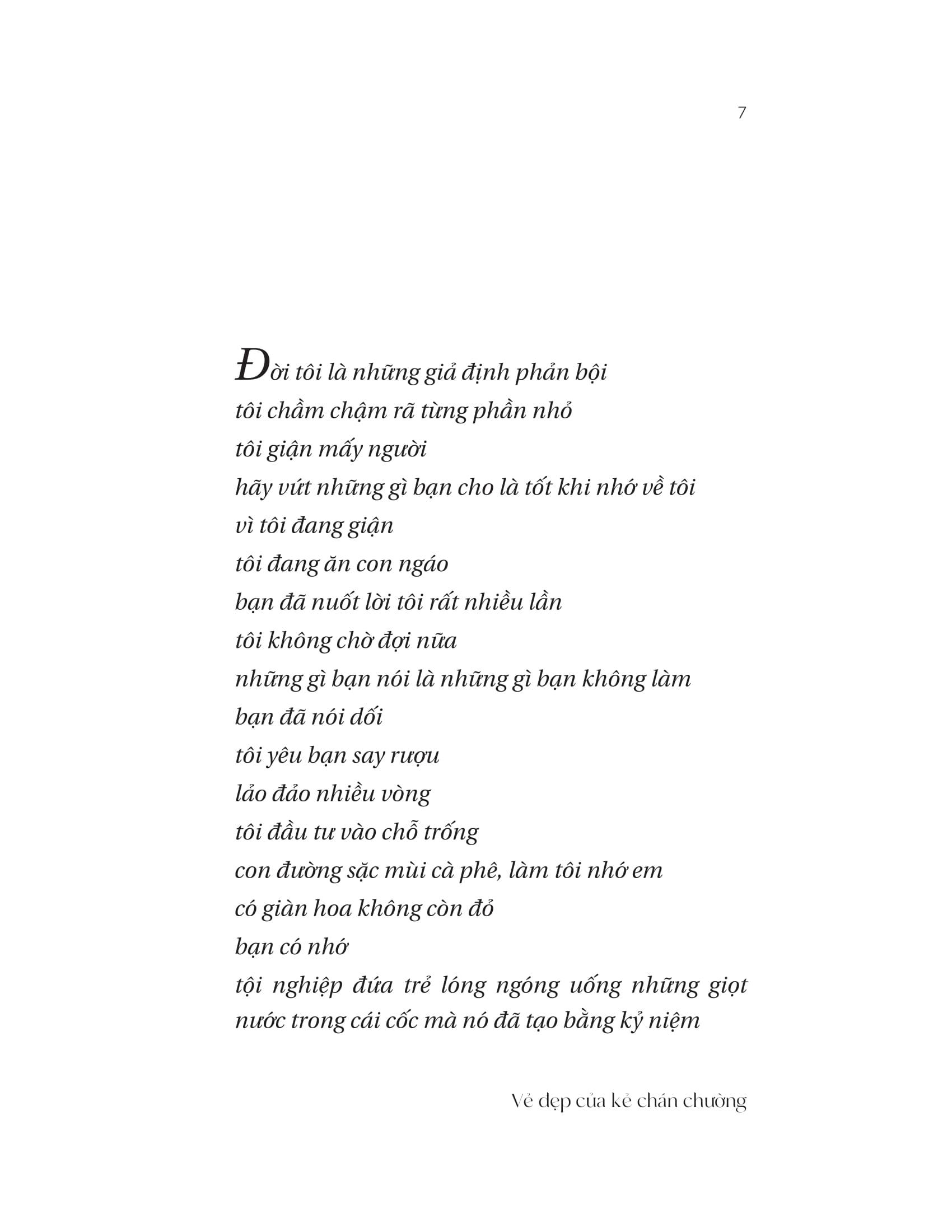 Sách - Vẻ Đẹp Của Kẻ Chán Chường (Bán Tự Truyện) - Nguyễn Ngọc Thuần