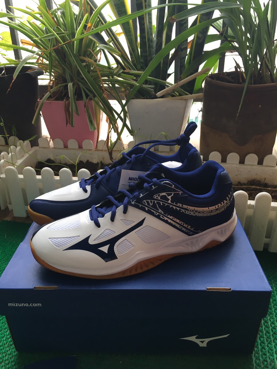 Giày cầu lông_ bóng chuyền Mizuno Nam V1GA197014 chính hãng