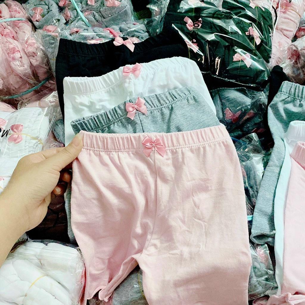 Quần legging đùi hè cho bé siêu dễ thương siêu co giãn