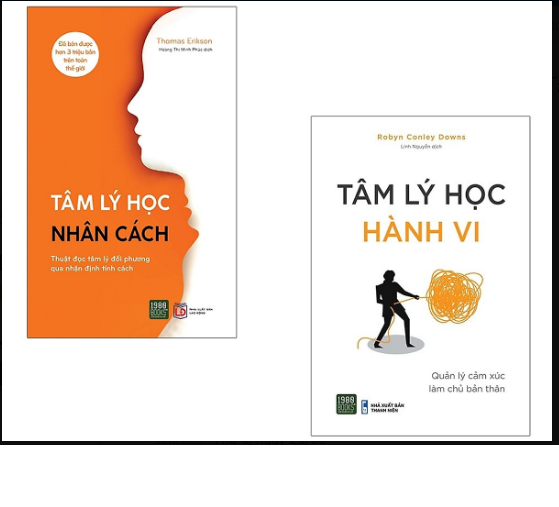 Combo sách tâm lý học hấp dẫn nhất: Tâm lý học nhân cách + Tâm lý học hành vi