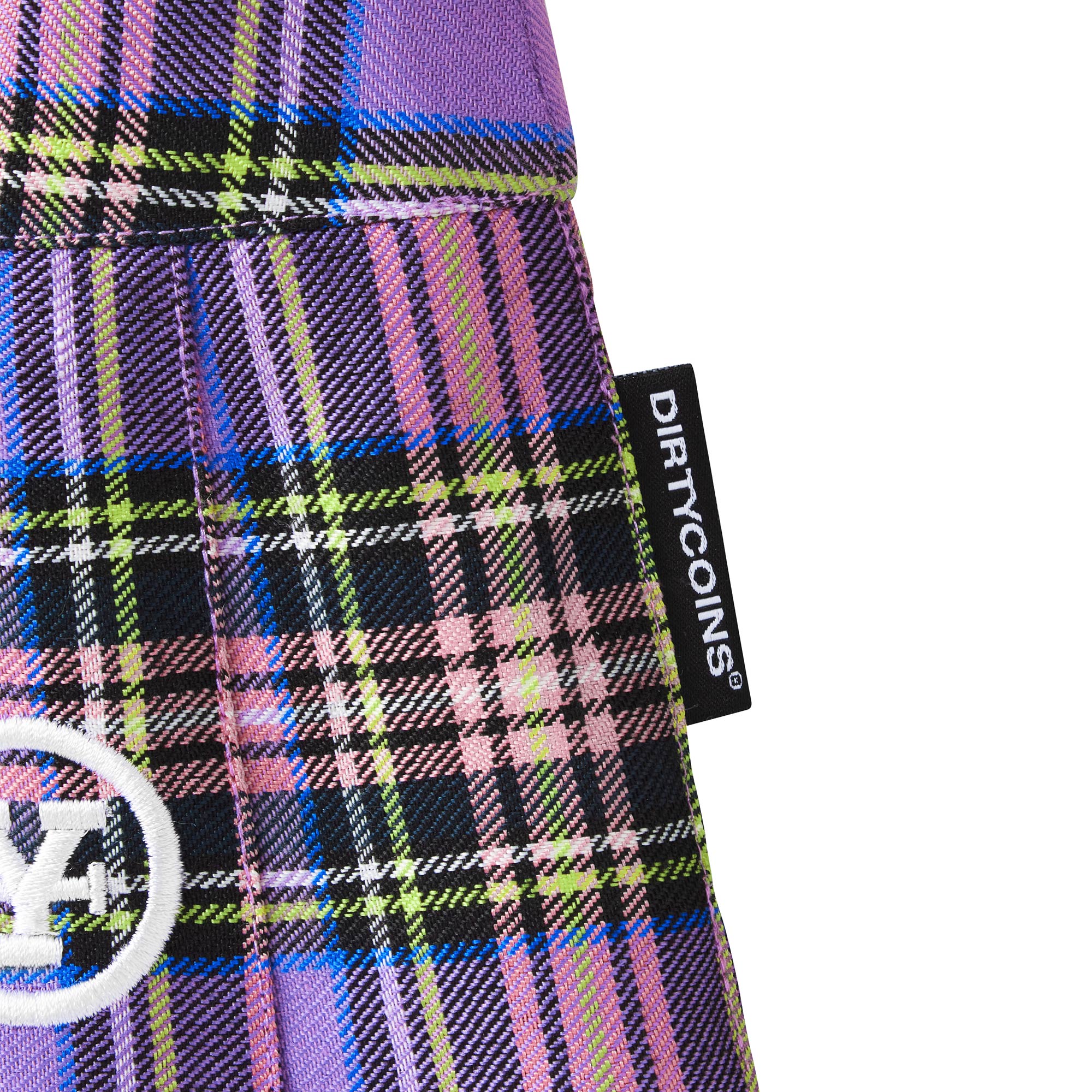 Chân Váy DirtyCoins Logo Plaid Tennis Skirt