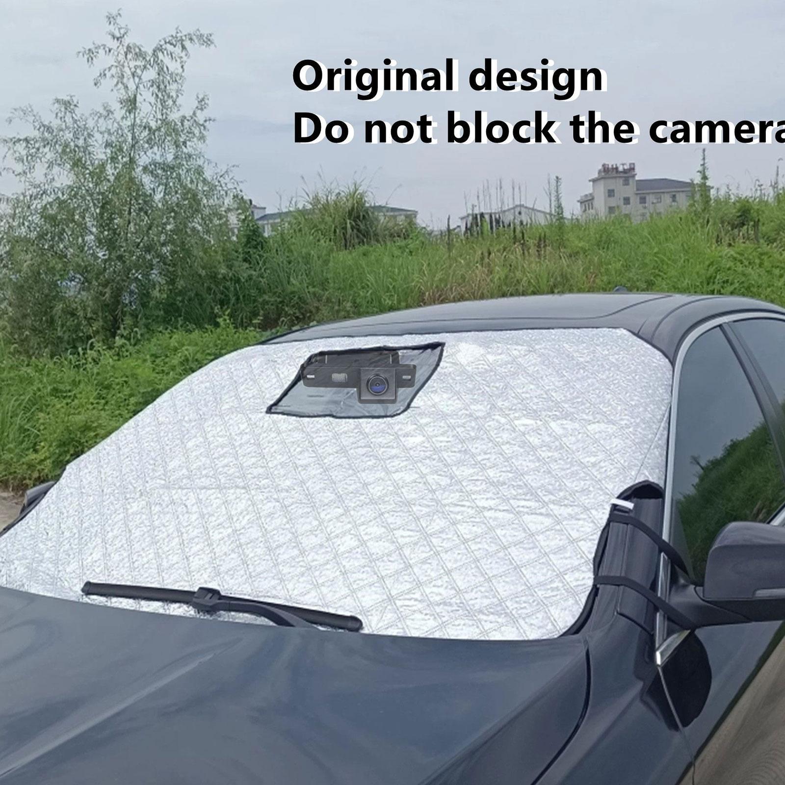 Car Windshield Snow Cover Windscreen Snow for RV Front Window