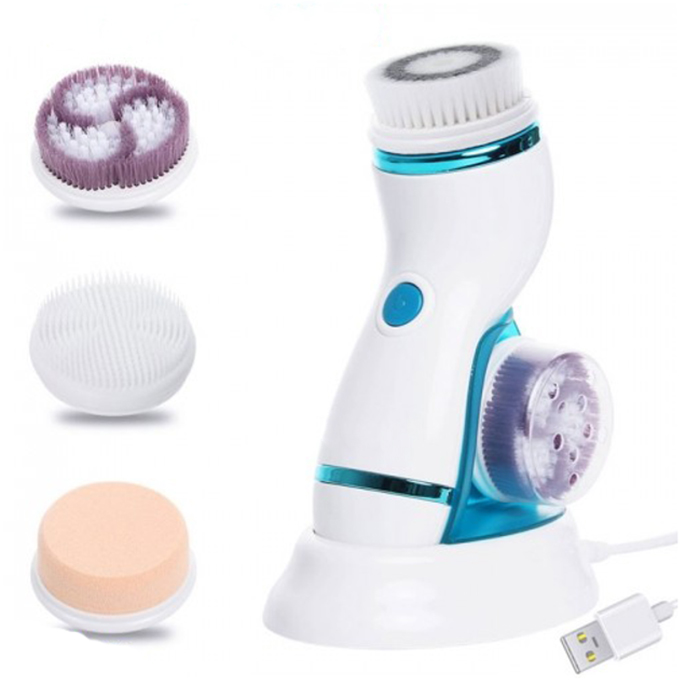 Máy massage và rửa mặt pin sạc AE-8286B 4in1 - Dòng cao cấp