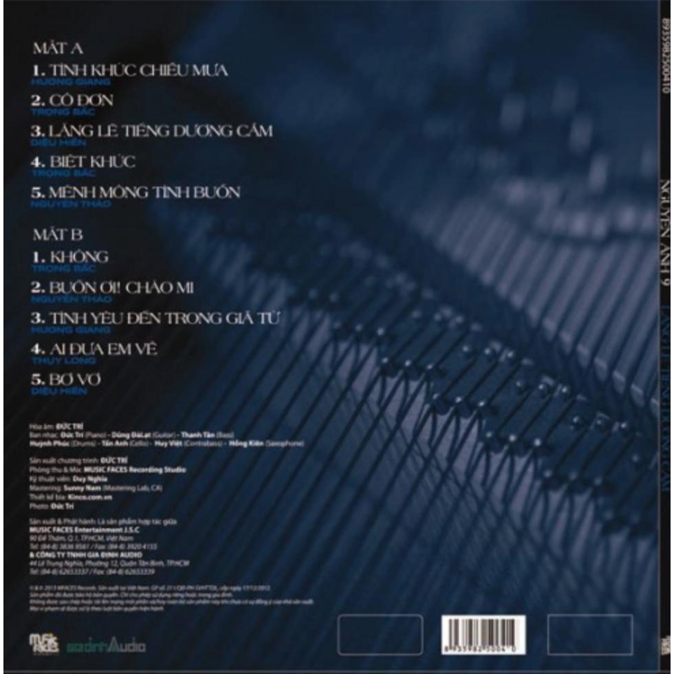 LP NGUYỄN ÁNH 9 – LẶNG LẼ TIẾNG DƯƠNG CẦM