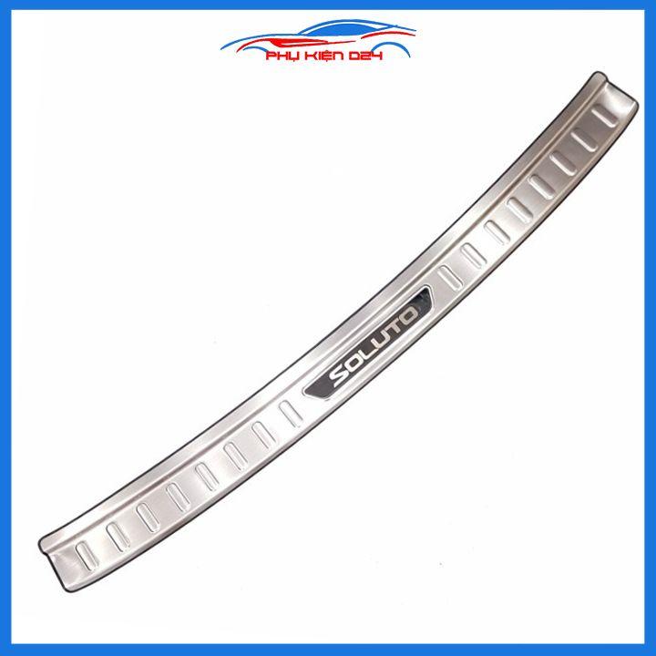 Ốp chống trầy cốp Soluto 2019-2020-2021-2022 inox sáng bóng bảo vệ xe chống va đập