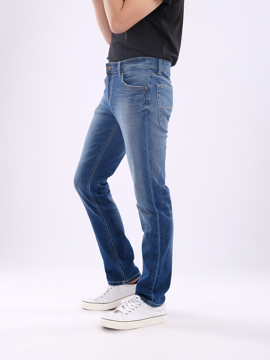 Quần nam dài jeans ống suông MJB0186