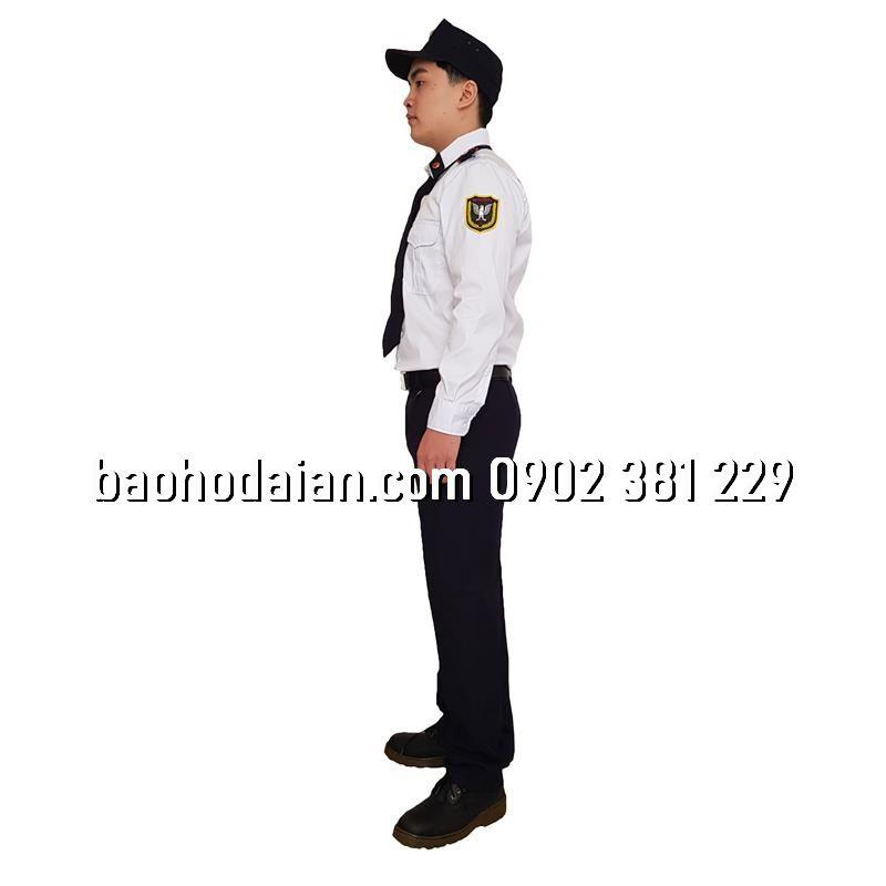Quần áo bảo vệ dài tay màu trắng đầy đủ phụ kiện