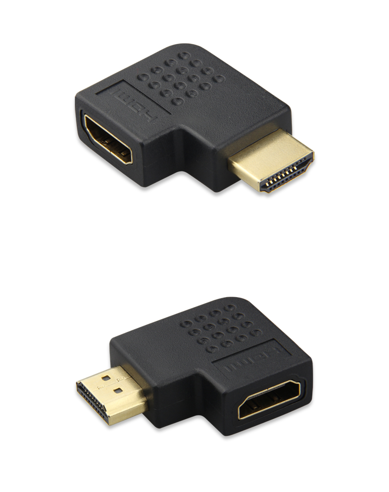 SOAIY Đầu nối HDMI chữ L vuông góc 90 độ - Hàng Nhập Khẩu