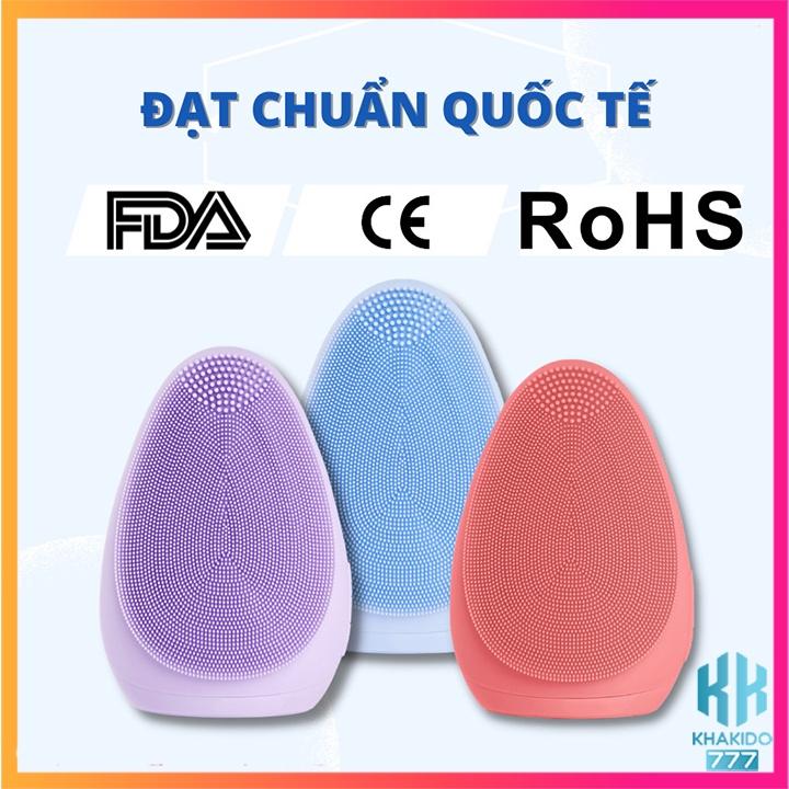 Máy Rửa Mặt Chuẩn Spa Emmié by Happy Skin Premium Cleansing Brush , Máy massage chăm sóc da mặt