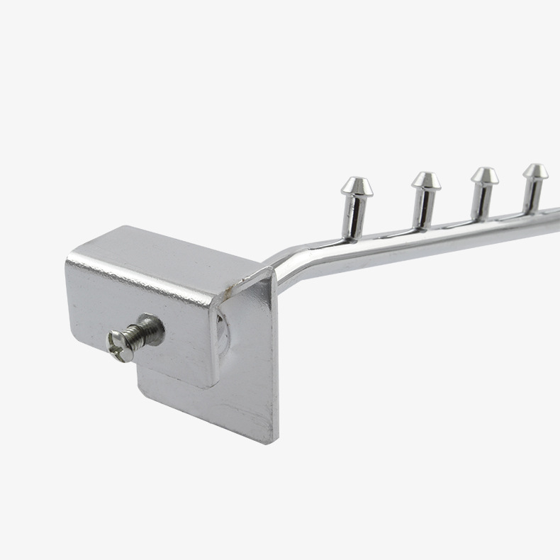 Móc inox nghiêng cài hộp dạng vấu treo phụ kiện thời trang ( 50 cái/ thùng )