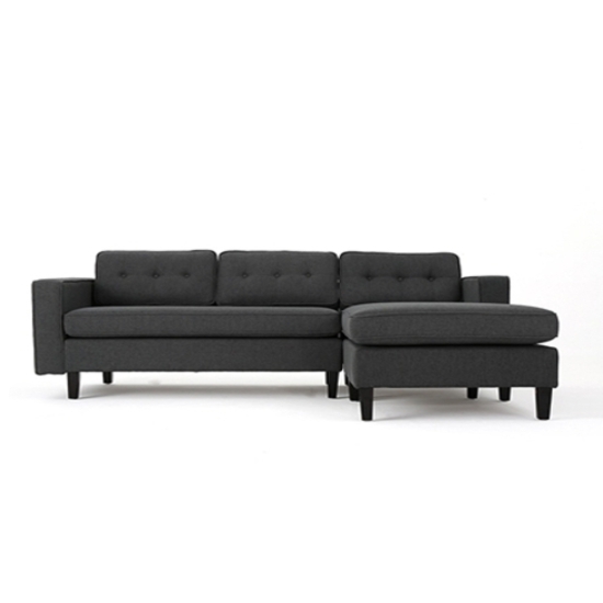 Ghế Sofa Góc L Corner Jona Brown Grey SFG18