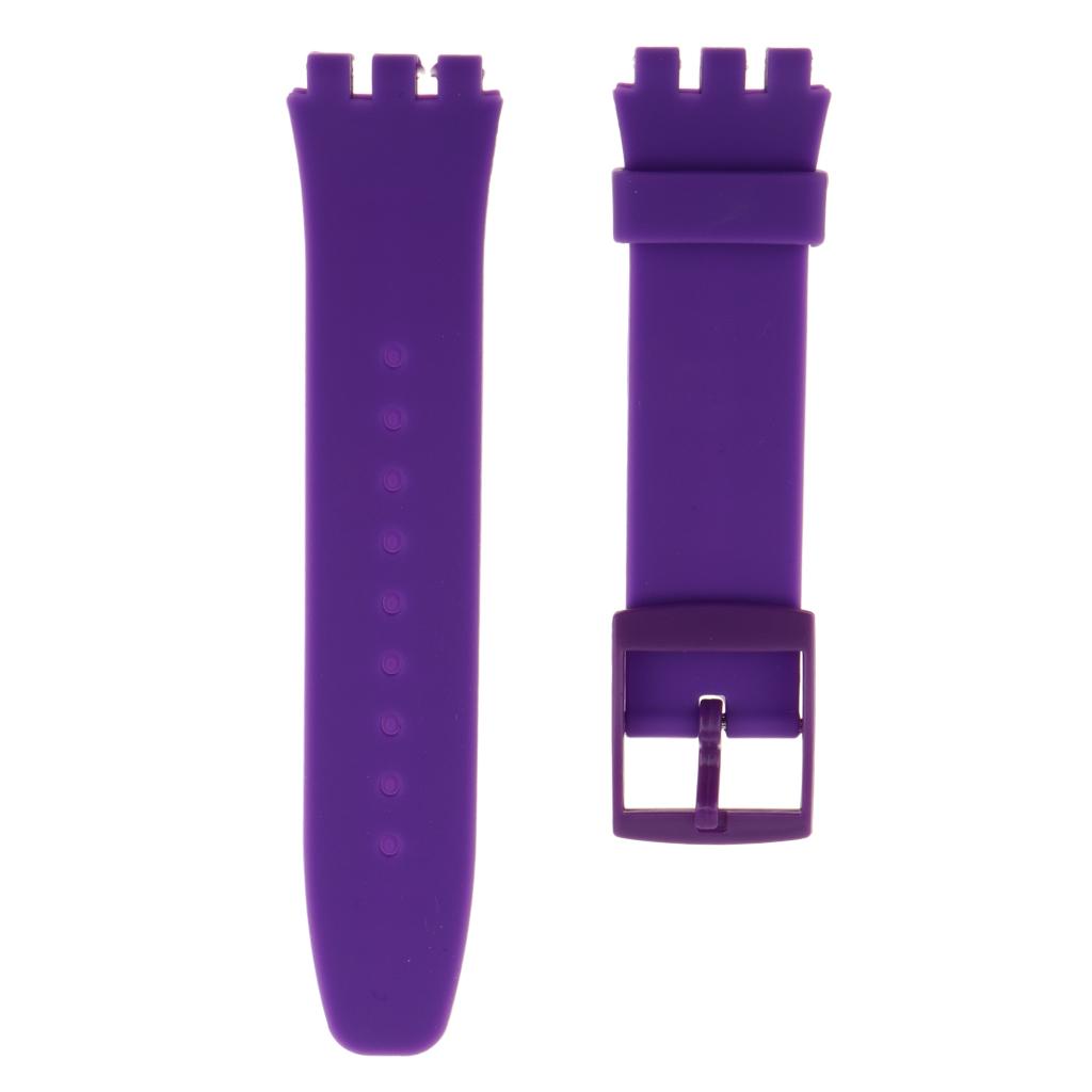 Replacement Waterproof Silicone Rubber Watch Strap Band 20mm for Smart Watch