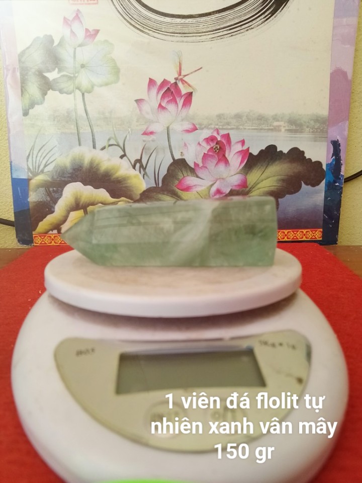Trụ Đá Flourite Tự Nhiên Màu Xanh, Đá Thanh Tẩy Giúp Hỗ Trợ Reiki, Thiền Định, Sưu Tầm, Chặn Giấy