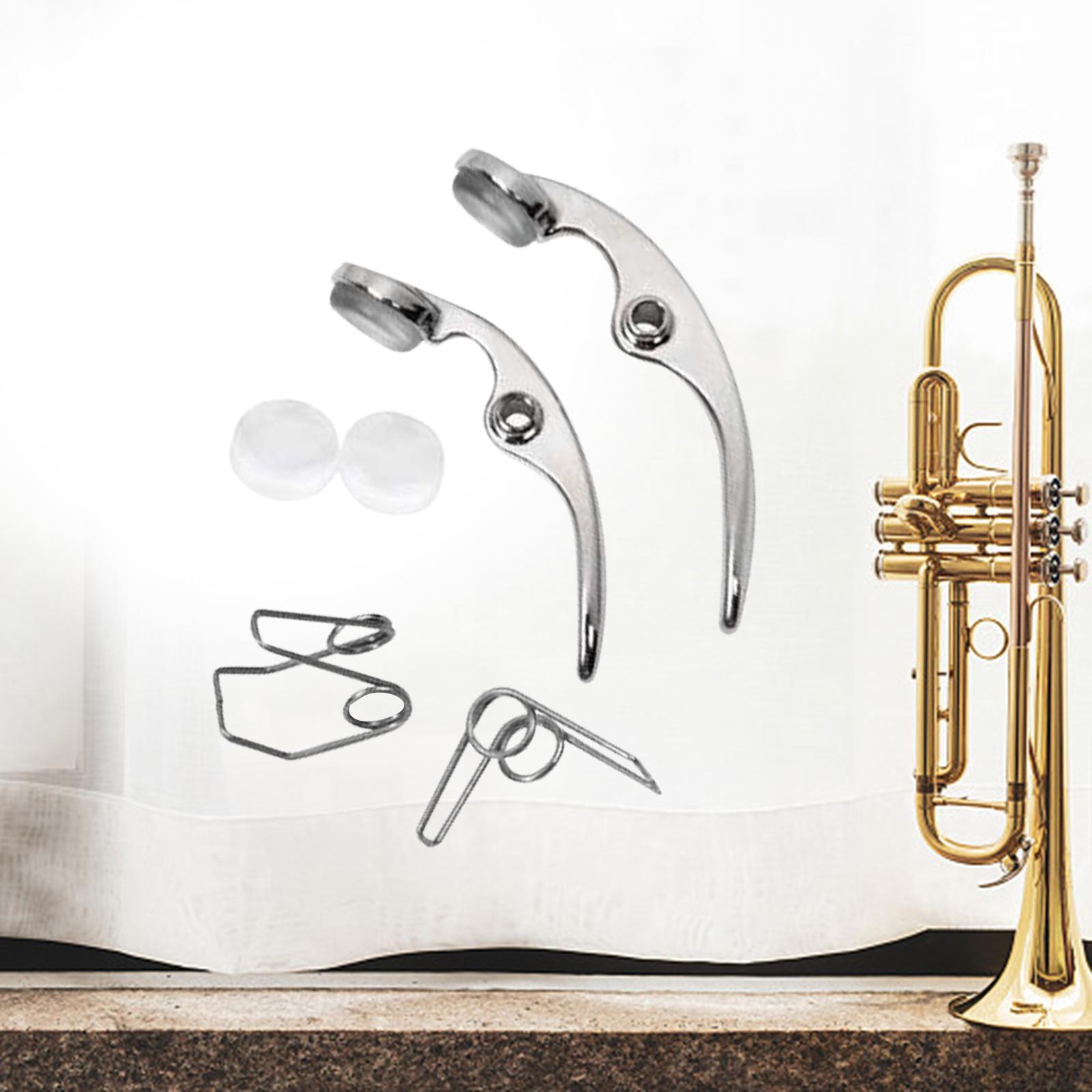 Trumpet Water Value Value with Springs Screws Accessories Repair Tool for Trombone Trumpet
