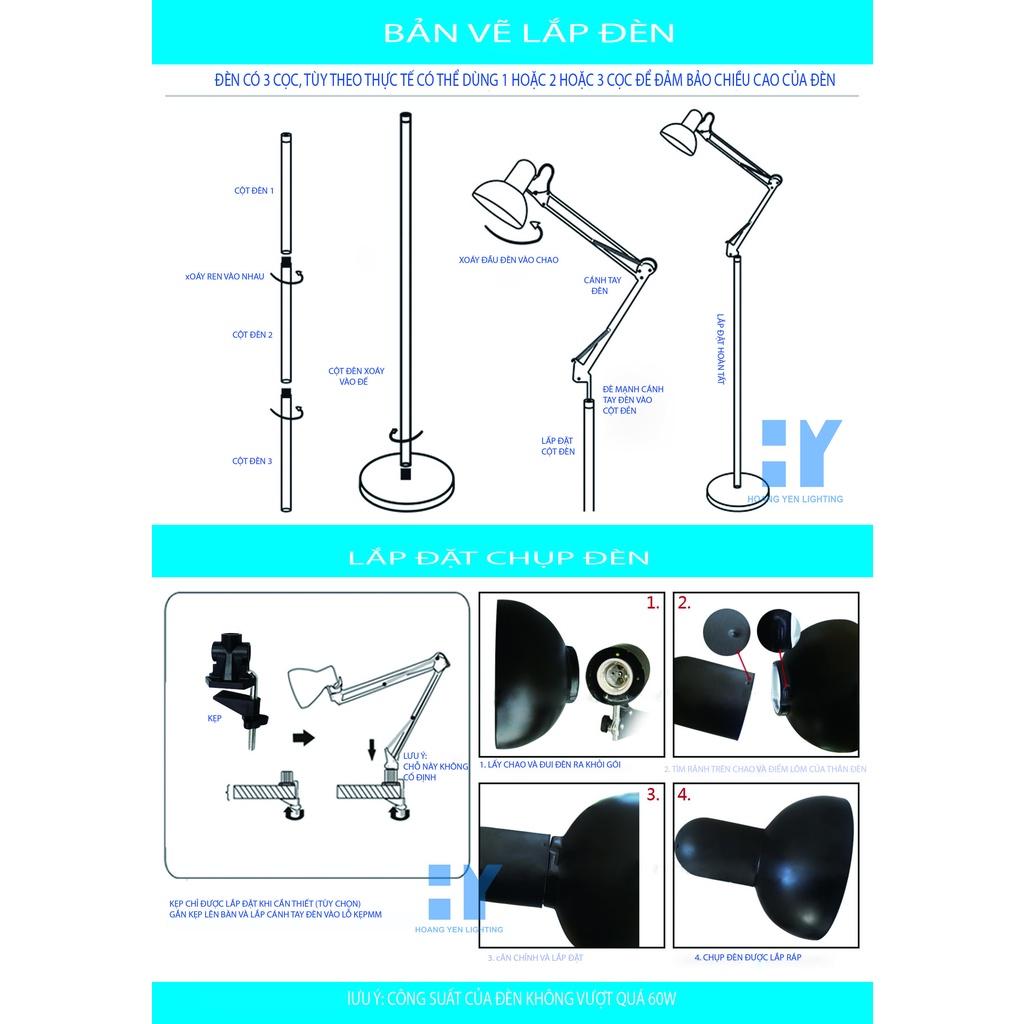 ĐÈN CÂY ĐỨNG 2 MÉT - Bóng LED CHỐNG CẬN CHÍNH HÃNG