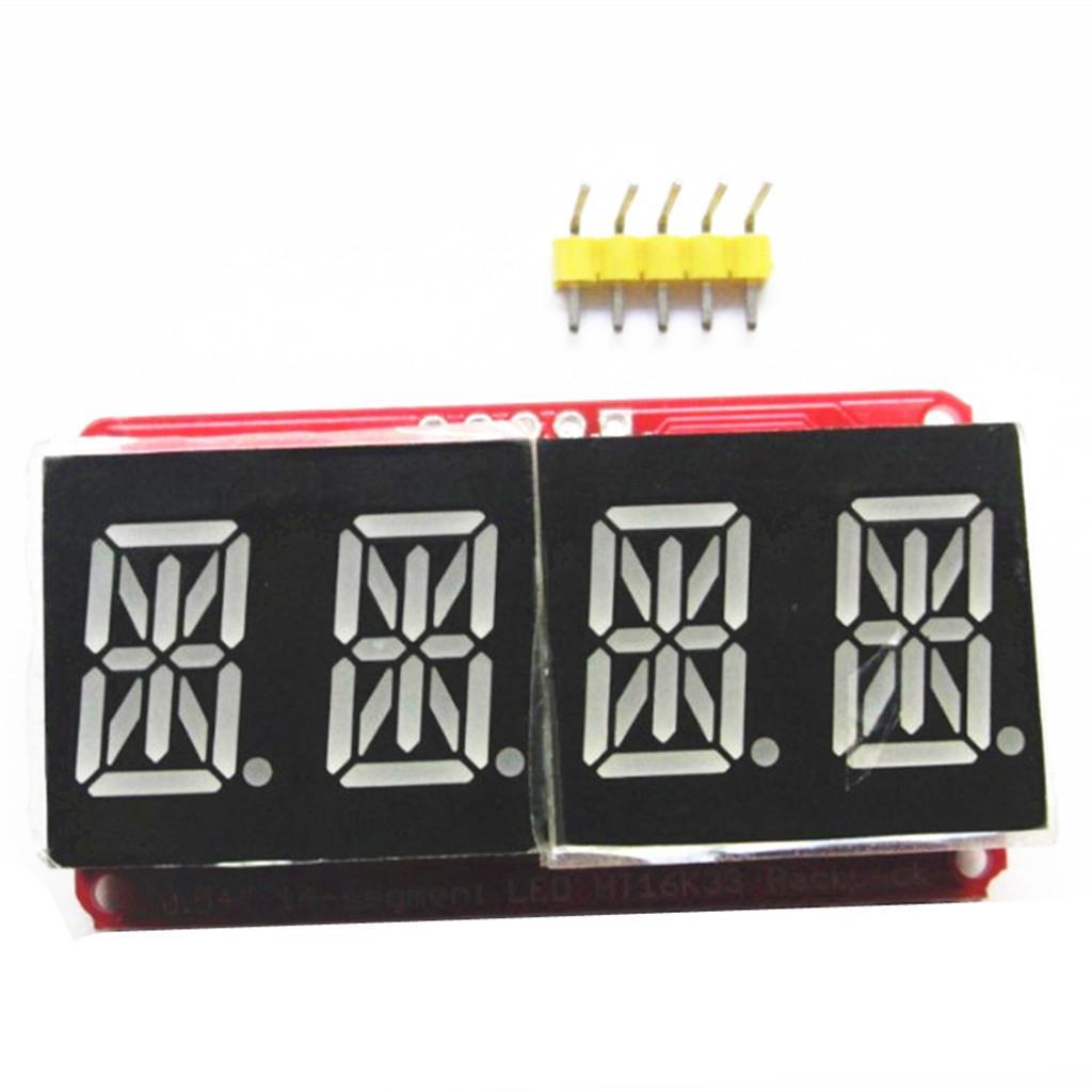 4 Pcs 4 Digit 0.54'' Digital Tube LED Display Module I2C Matrix for