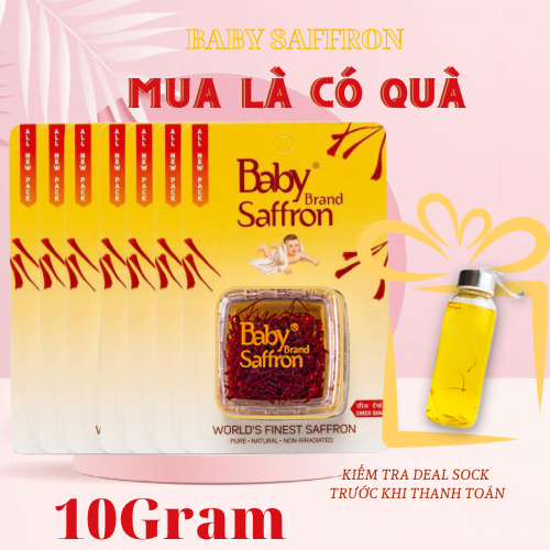 Baby Saffron Nhụy hoa nghệ tây chính hãng Ấn Độ chính hãng Date 2022