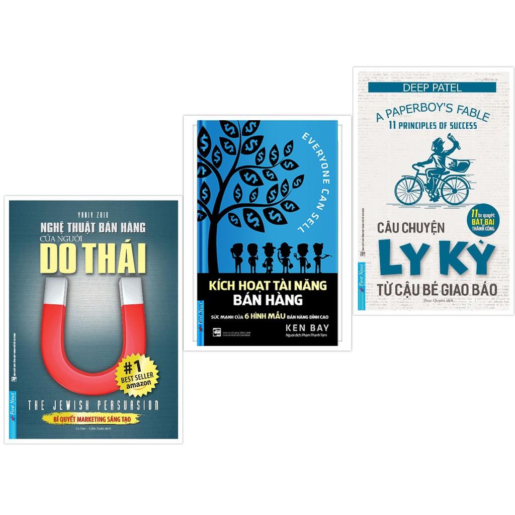 Combo Nghệ Thuật Bán Hàng Của Người Do Thái + Kích Hoạt Tài Năng Bán Hàng + Câu Chuyện Ly Kỳ Từ Cậu Bé Giao Báo