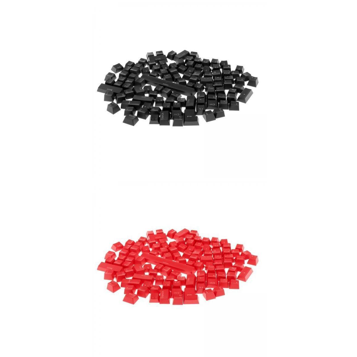 2 Set 108Pcs/Set ABS Colorful Keycaps for Mechanical Keyboard