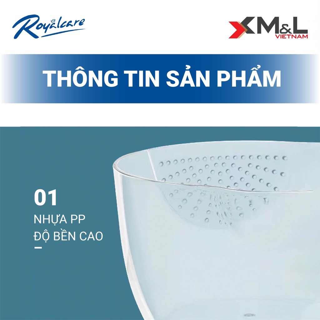 Thùng đựng gạo thông minh M&amp;L 12kg - bao gồm khay đựng ngũ cốc - chống ẩm mốc côn trùng