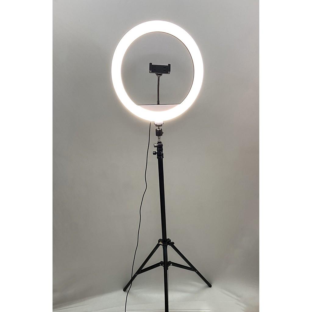 Bộ tripod, giá đỡ livestream gắn đèn Led 3 chế độ , kèm kẹp điện thoại - Hỗ trợ ánh sáng hiệu quả