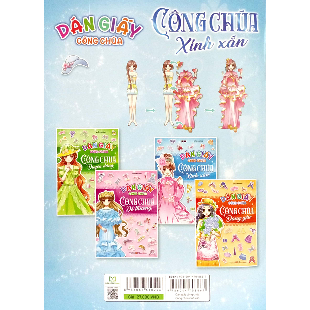 Sách Dán giấy công chúa - Công chúa xinh xắn B27