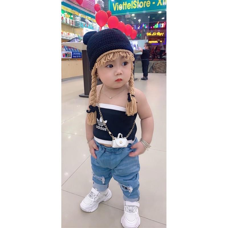 Mũ tóc giả cho bé