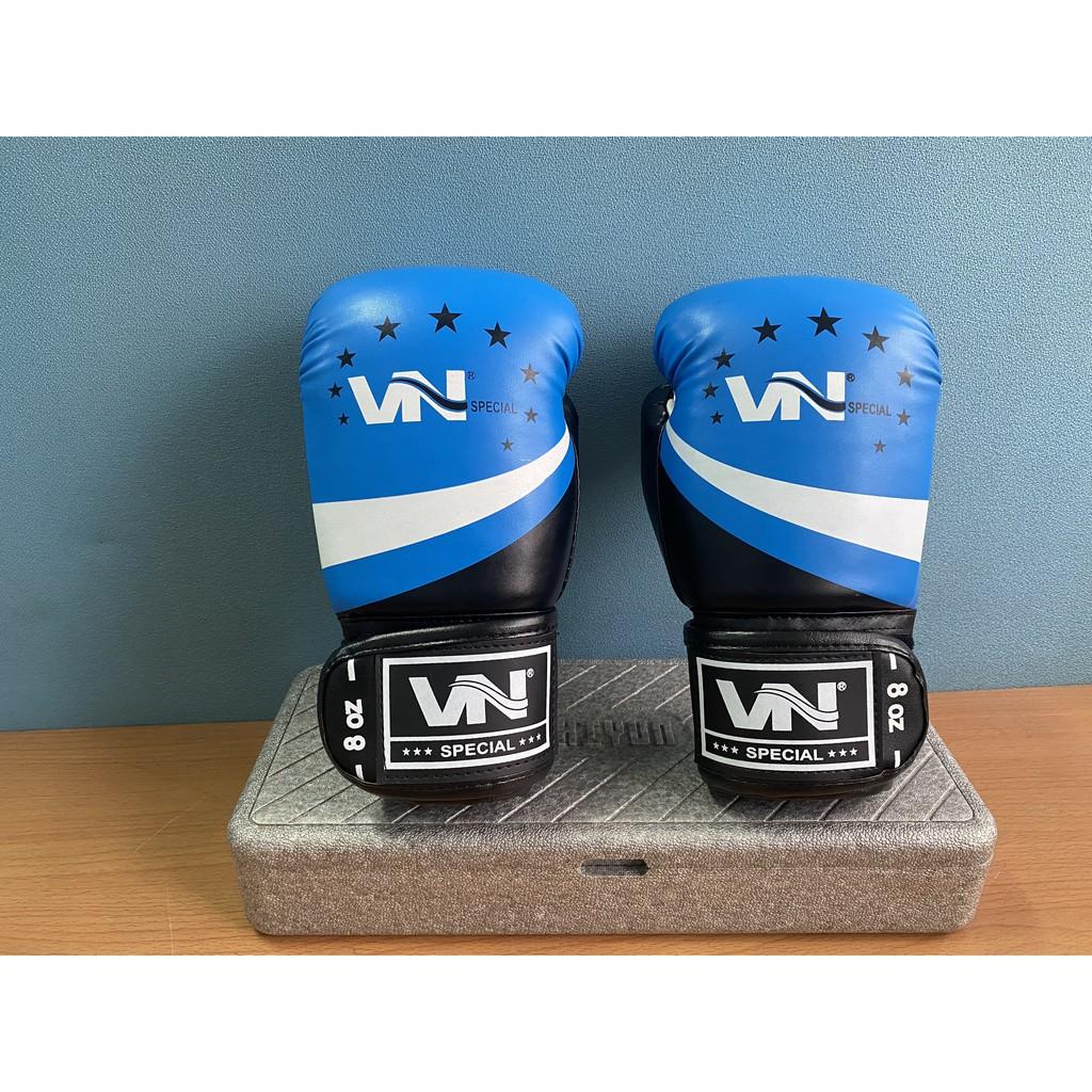 Găng Boxing VN BN biến thể Lỏi đúc cao su hàng có 3 màu và 3 size lựa chọn rất hợp lý phù hợp với người việt nam