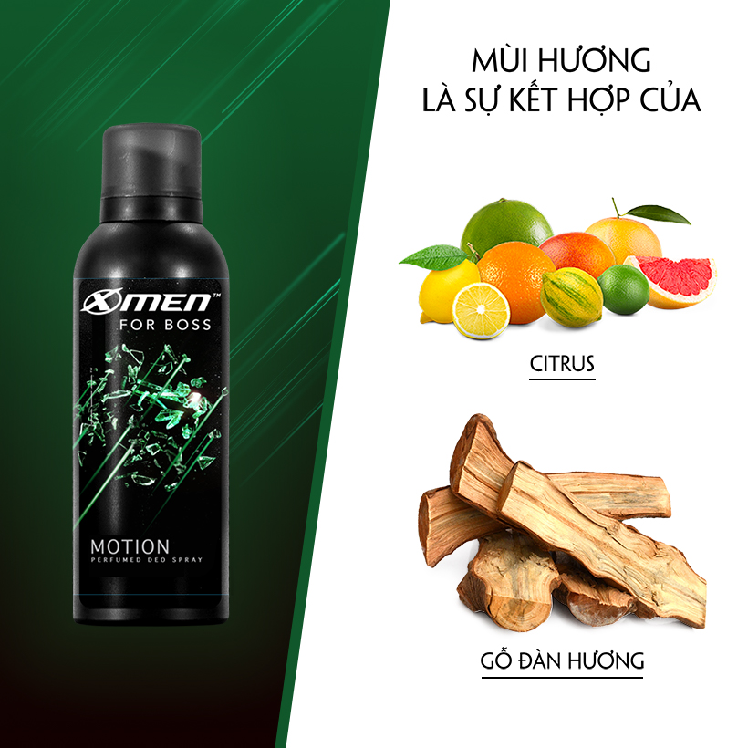 Xịt Nước Hoa X-Men For Boss Motion 150ml