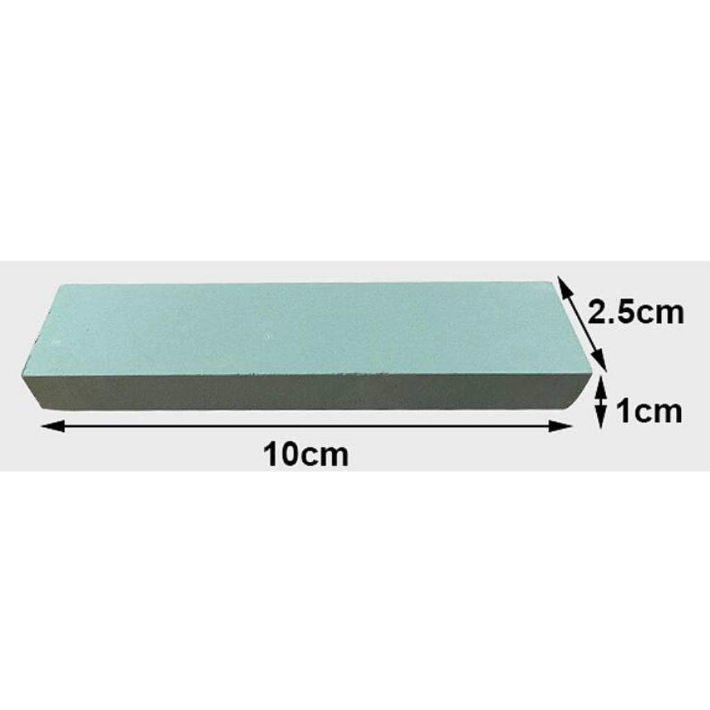 Coarse Whetstone Flattening Stone for Surface Levelling Green 10x2.5x1cm