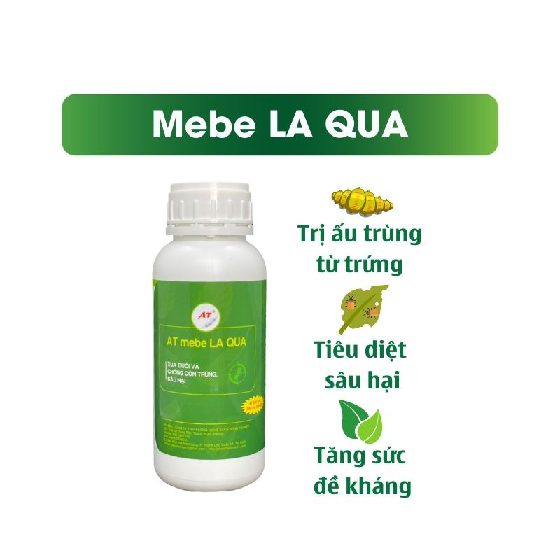 Chế Phẩm Sinh học Trừ Sâu, Bọ Trĩ, Nhện Đục, Sâu Đục Thân Kháng Thuốc-Mebe La Qua Đậm Đặc Dung Tích 500ml Pha 50 lít