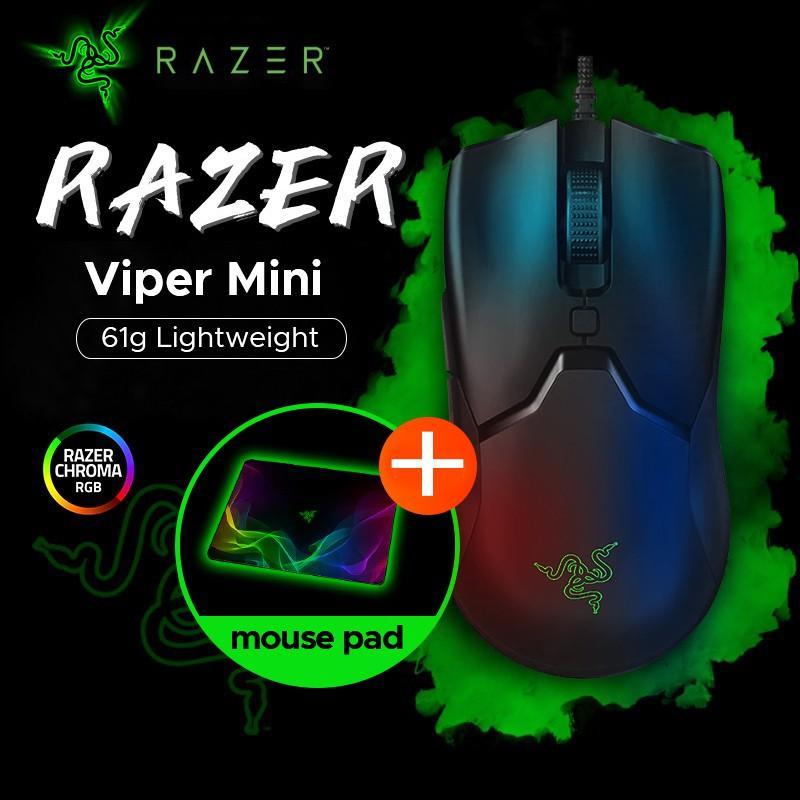 Chuột chơi game cảm biến quang học RGB siêu nhẹ có dây Razer Viper Mini 8500DPI chất