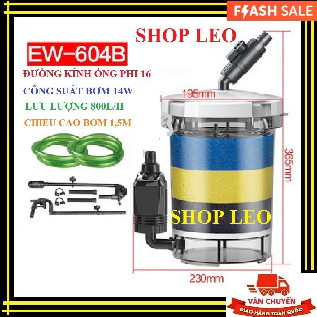 Lọc ngoài SunSun EW 604B ( Trong suốt size to) - phụ kiện thủy sinh