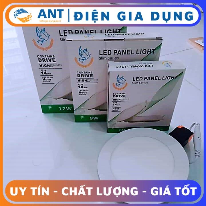 Đèn led âm trần tròn siêu mỏng 6w 9w 12w