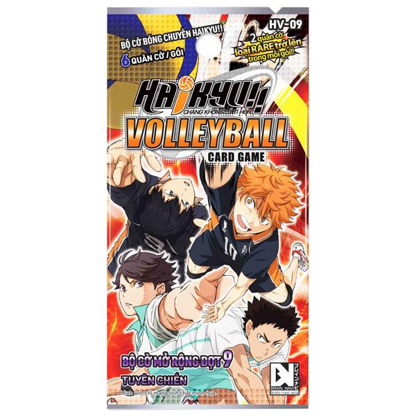 Bộ Cờ Bóng Chuyền Haikyu!!, Bộ Cờ Mở Rộng Đợt 9 - Tuyên Chiến HV-09 (6 Card Ngẫu Nhiên/Túi)