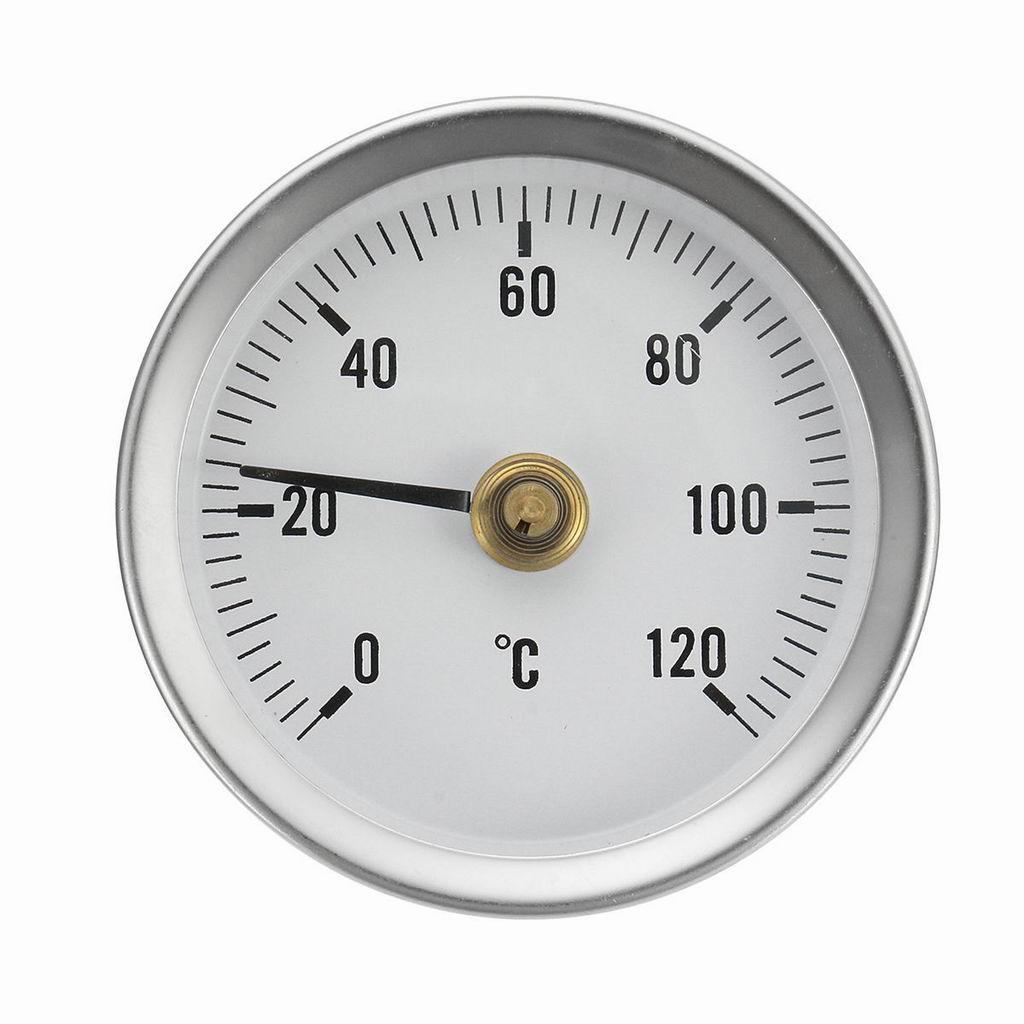 63mm Clip-on Cutting Die Pipe Thermometer Temperature Gauge Clip-On with Spring 0-120℃
