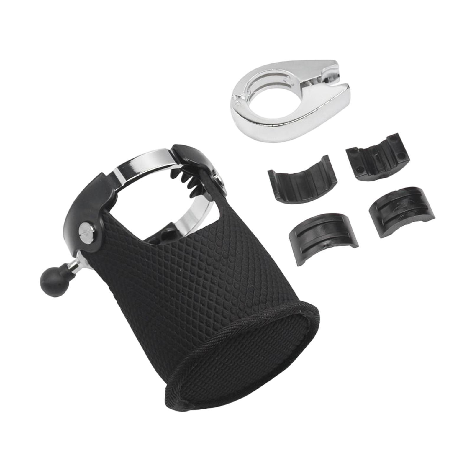 Universal Motorcycle Cup Holder Handlebar Mount Adjustable Metal Rack Drink Water Bottle Holder for Boat Armrest Bike Canoe