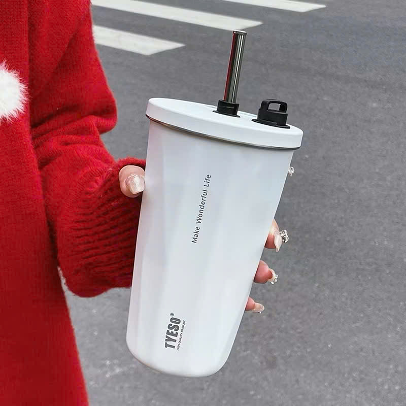 Cốc ly giữ nhiệt TYESO TS-8848A 600ml  bằng thép không gỉ 304  Chống tràn &amp; Giữ nhiệt 12 tiếng