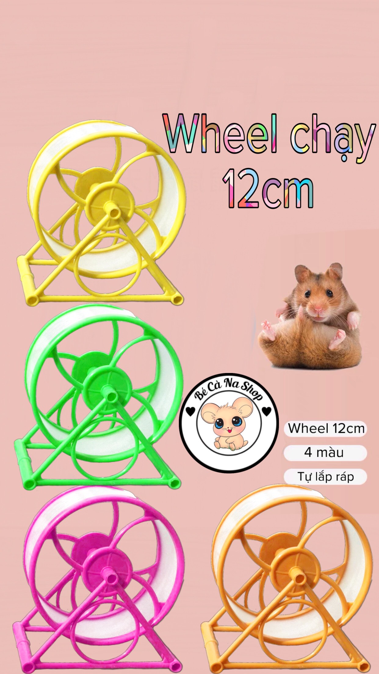 Wheel chạy , vòng quay bánh xe cho hamster