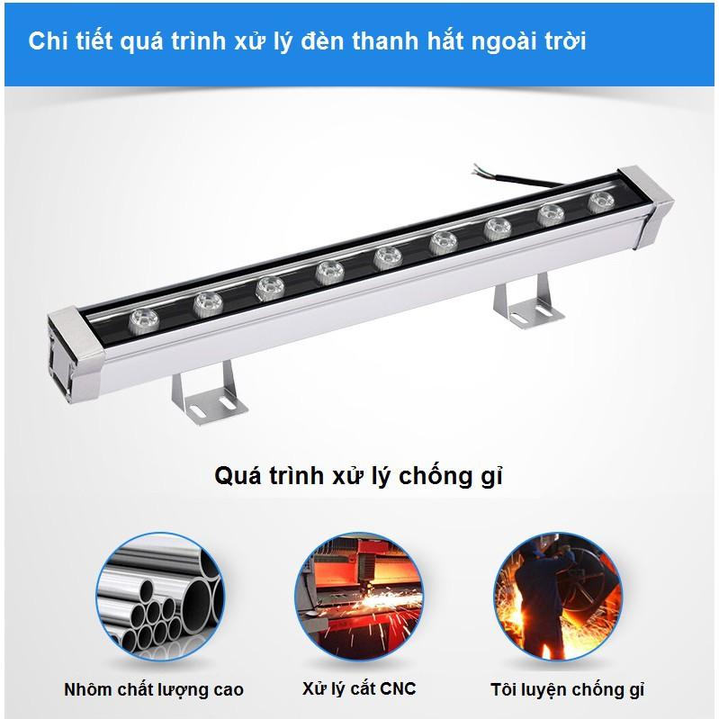 Đèn led thanh hắt ngoài trời dùng nguồn 24V
